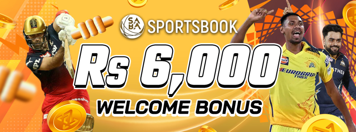 Sportsbook Rs 6,000 Welcome Bonus